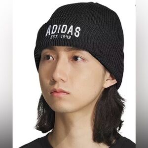 Men's Foundation Embroidered Logo Ribbed-Knit Beanie